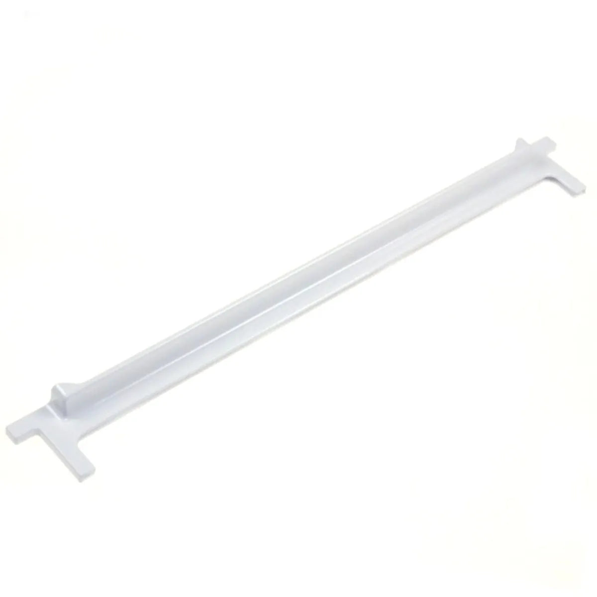 Clip di fissaggio bordo anteriore metallo plastica set viti bianco 2 Clip di fissaggio bordo anteriore metallo plastica set viti bianco 2