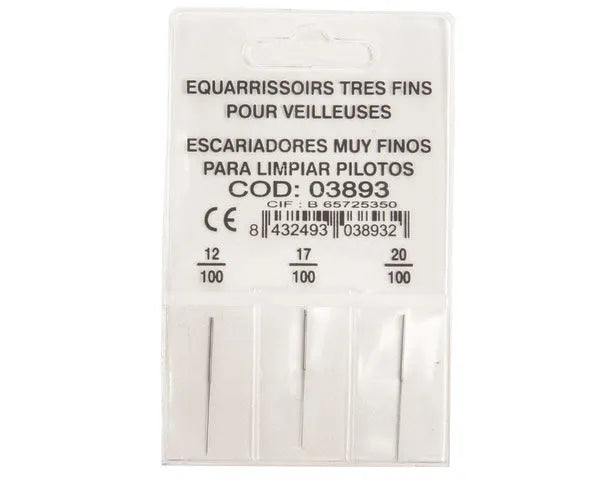 Set di alesatori per iniettori 0,12 - 0,17 - 0,20mm | 03893