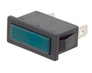 Spia luminosa congelatore verde 14x32 mm.