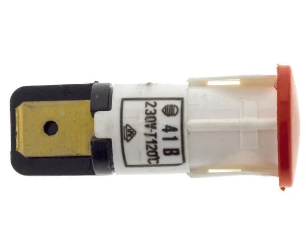 Interruttore luce friggitrice rosso rotondo 3-230v