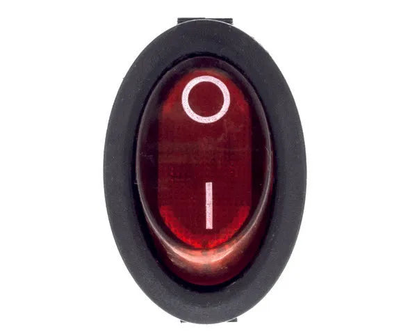 Interruttore acceso/spento rosso 250v