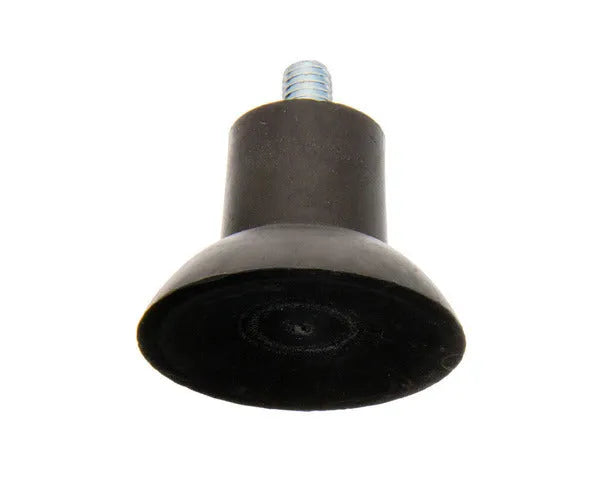 Piede a ventosa asse 8 mm. altezza 33 mm.