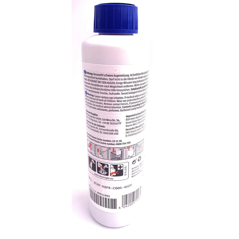 Producto de mantenimiento líquido para lavavajillas Bosch 00311858