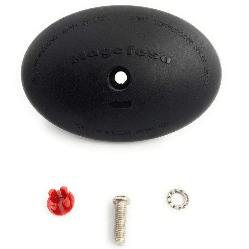 Pomo negro triangular olla Magefesa Star Plie 09REPSTARPP