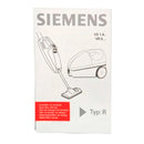 Bolsa aspirador Siemens tipo R 8+1 con cierre  00460687