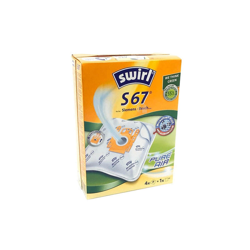 Set 4 sacchetti S67 originali per aspirapolvere De Longhi SP1704067