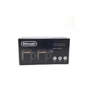 2 tazze in vetro a doppia parete 500ml per caffettiera De Longhi AS00006566