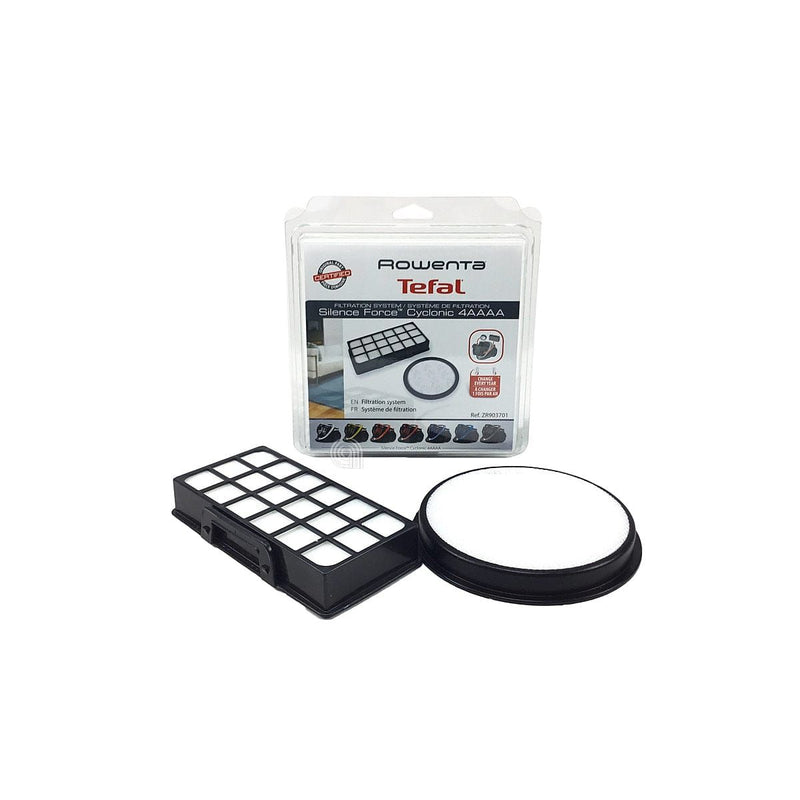 Filtro rettangolare e rotondo originale Rowenta ZR903701 per aspirapolvere