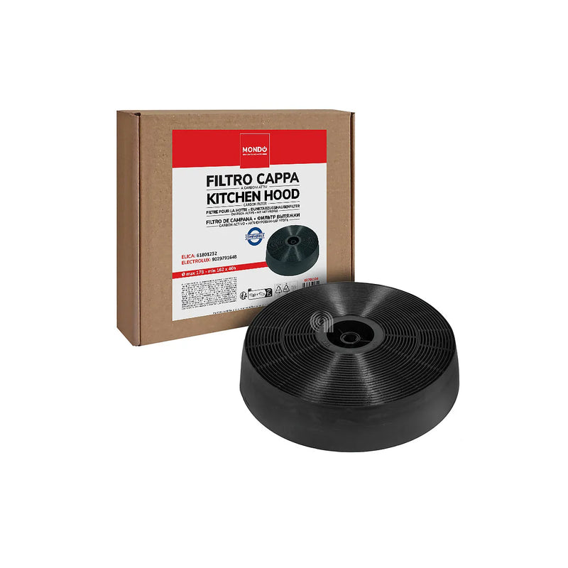 ELECTROLUX, ELICA, TEKA - Filtro di Carbone Circolare Cappa Aspirante - 61801232
