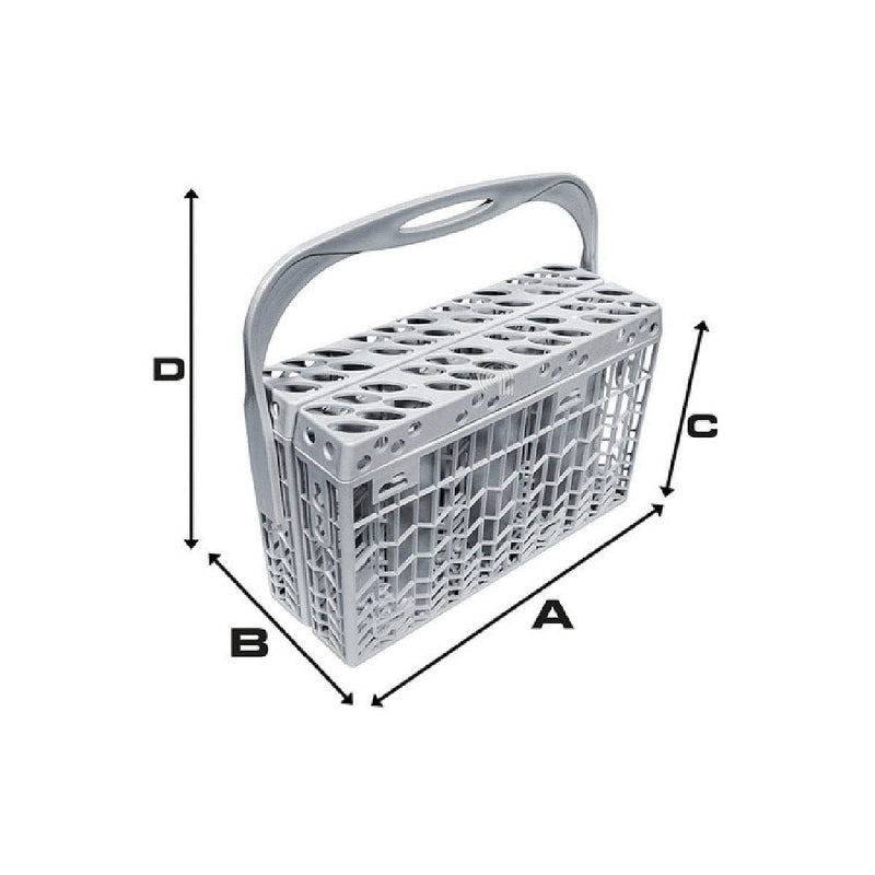 Cestello posate lavastoviglie compatibile Candy e Whirlpool 230x77x150 mm