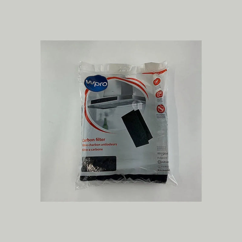 Filtro a carbone rettangolare originale per cappa Whirlpool