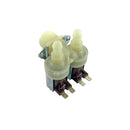 CANDY, ELECTROLUX, SMEG, WHIRLPOOL, ARISTON, BOSCH, INDESIT, SIEMENS, ZANUSSI, BRANDT, ZEROWATT, UNIVERSALE - Valvola solenoide doppia 90° 12mm per lavatrice - 4055030714
