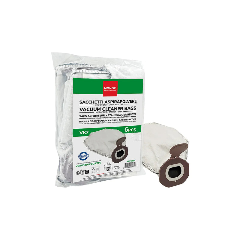 VORWERK-FOLLETTO - Sacchetti in microfibra per aspirapolvere - 01097