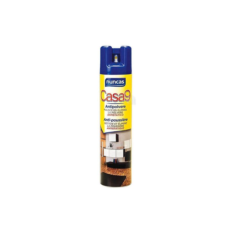 spray antipolvere Nuncas Casa 9 400 ml con formula antistatica