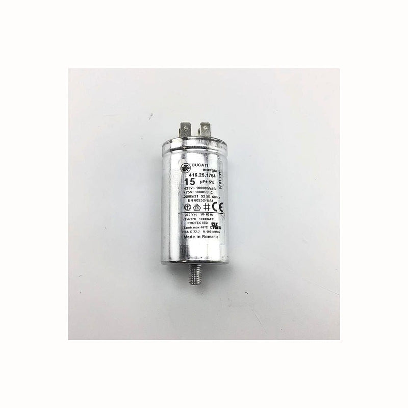 Condensatore metallico 15uF per asciugatrice Candy originale 41043444