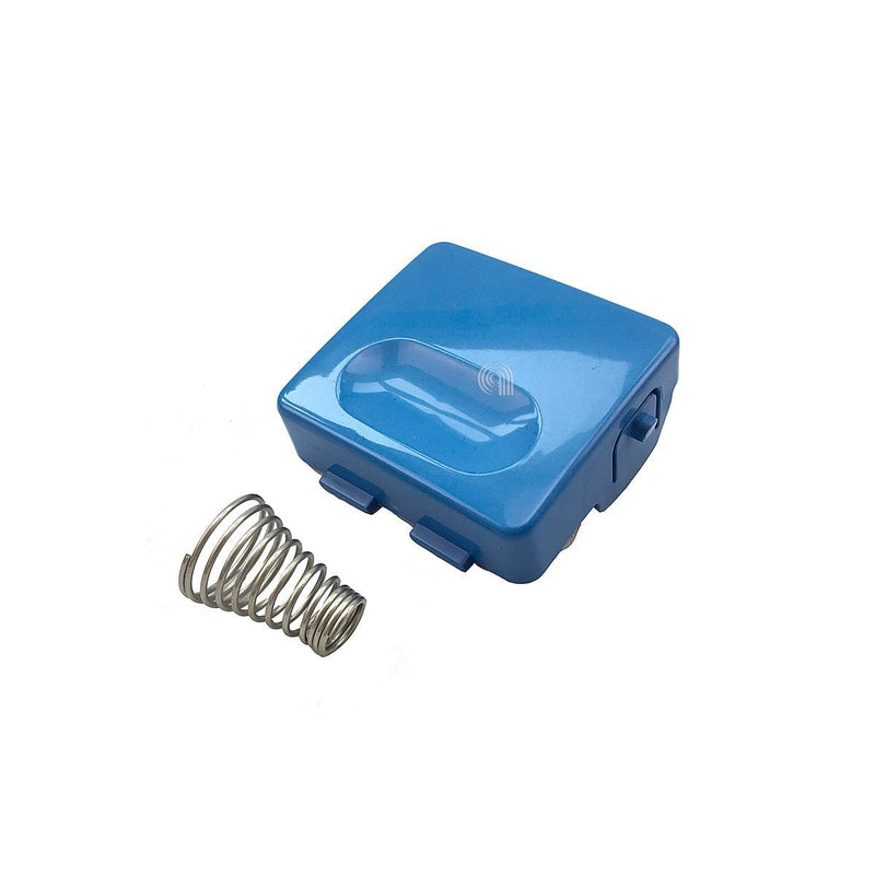 pulsante apertura cestello lavatrice Candy blu originale 46004794