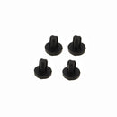 KIT DI 4 GUARNIZIONI IN GOMMA PER GRIGLIA SACCHETTO PIANO COTTURA RICAMBI CUCINA