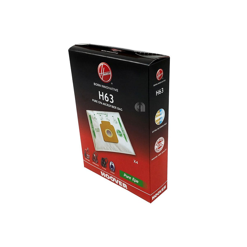Set da 4 sacchetti originali per aspirapolvere Hoover H58 H63