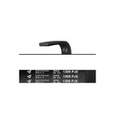 WHIRLPOOL INDESIT BAUKNECHT - Cinghia Poly-V per Lavatrice 1309 J7 - 481010388414