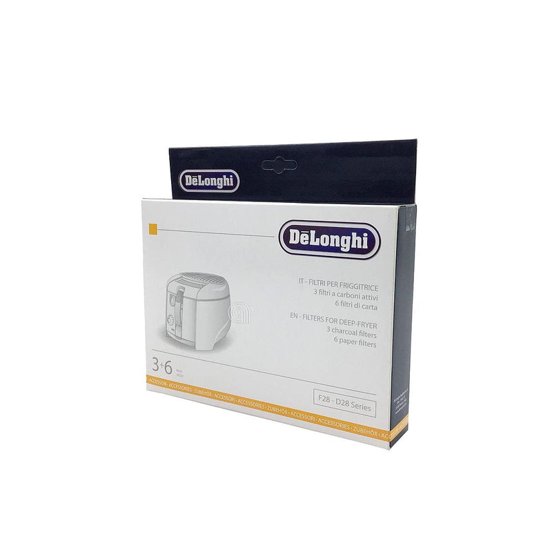 kit 3+6 filtri per friggitrice De Longhi 5512510041 originale