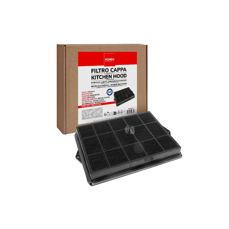 ARISTON, ELICA, SMEG, WHIRLPOOL, ZANUSSI - Filtro di Carbone per Cappa Aspirante - AST-00701077