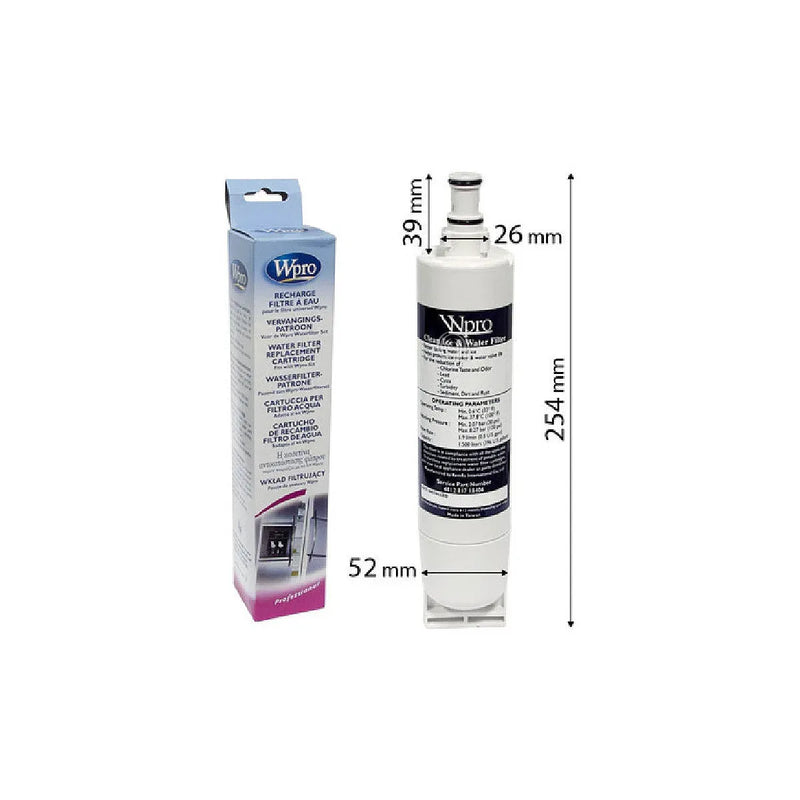 Filtro acqua originale per frigorifero Whirlpool e altre marche