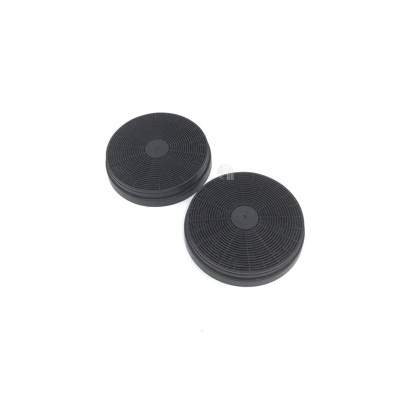 Set 2 filtri a carbone circolari CF110 per cappa Candy