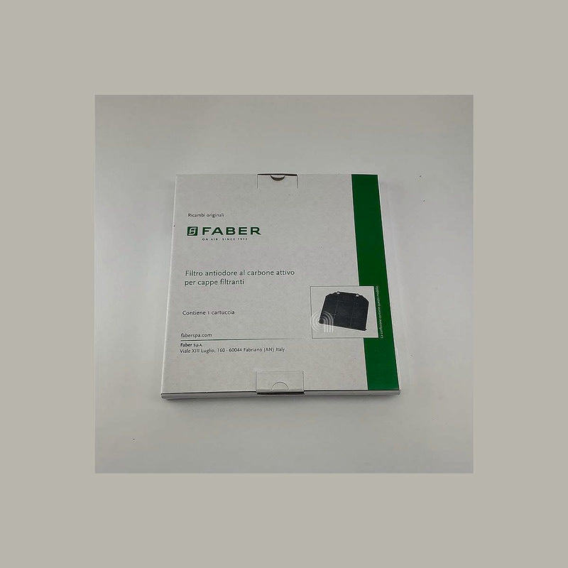 Filtro rettangolare a carbone attivo F9 originale per cappa Faber