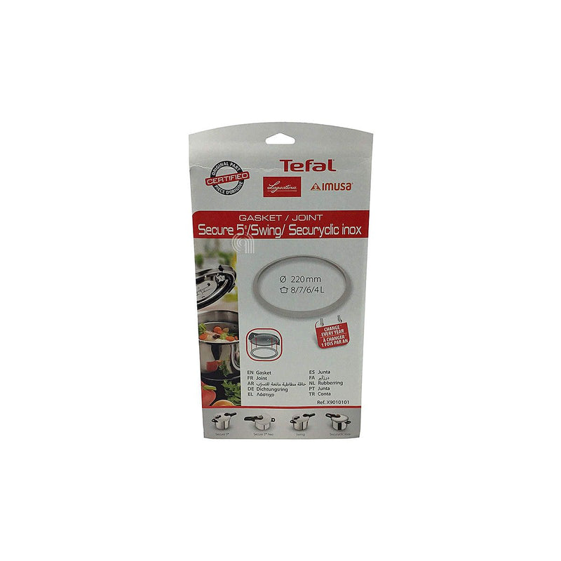 Guarnizione di tenuta coperchio pentola a pressione Tefal 220 mm X9010101