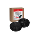 SET 2 FILTRI CIRCOLARI IN CARBONIO EFF62 CAPPA MONDO EXTRACTOR FABER FRANKE ELECTROLUX