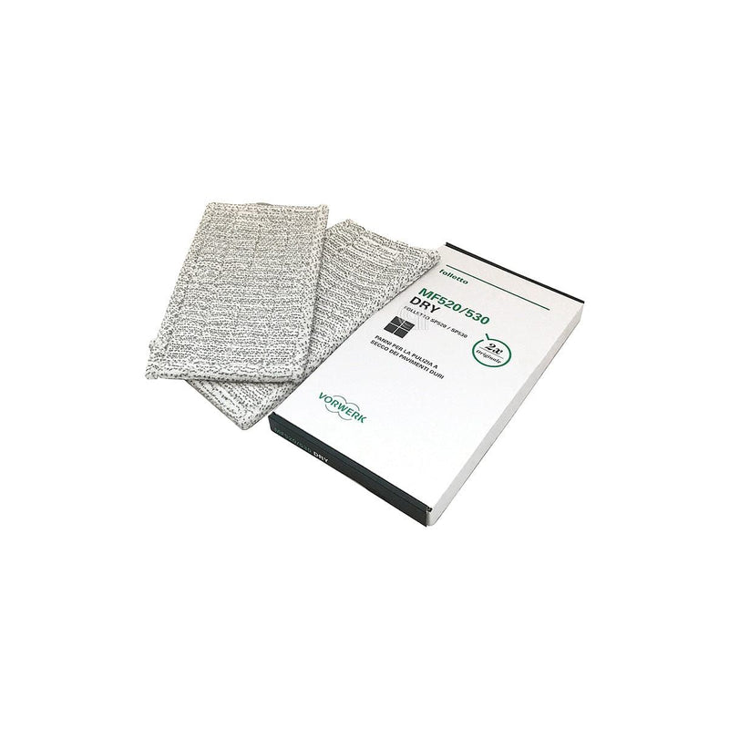 Panno per pulizia a secco pulilava Vorwerk Folletto 2 unità 48852