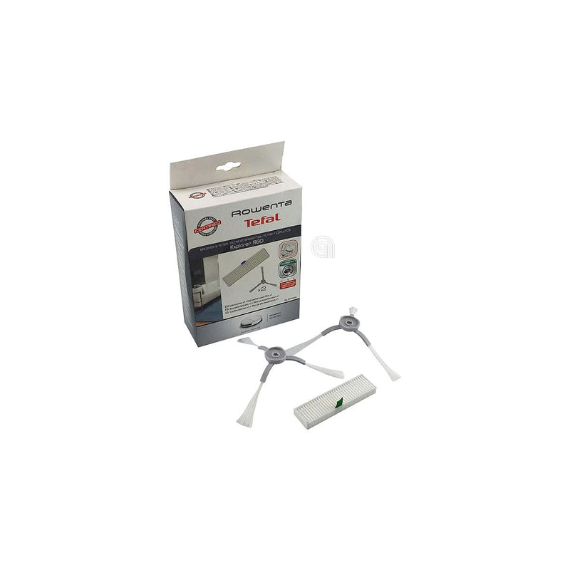 set filtro e 2 spazzole laterali per aspirapolvere Rowenta ZR740003