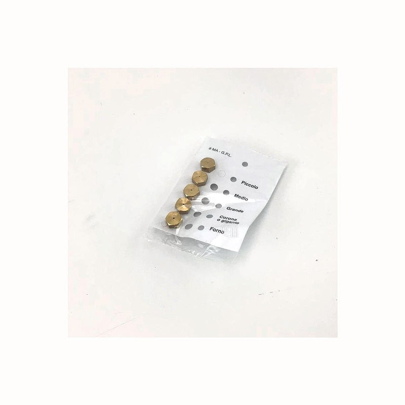 set iniettori gas GPL 8ma ricambi cucina hg19 per cucina