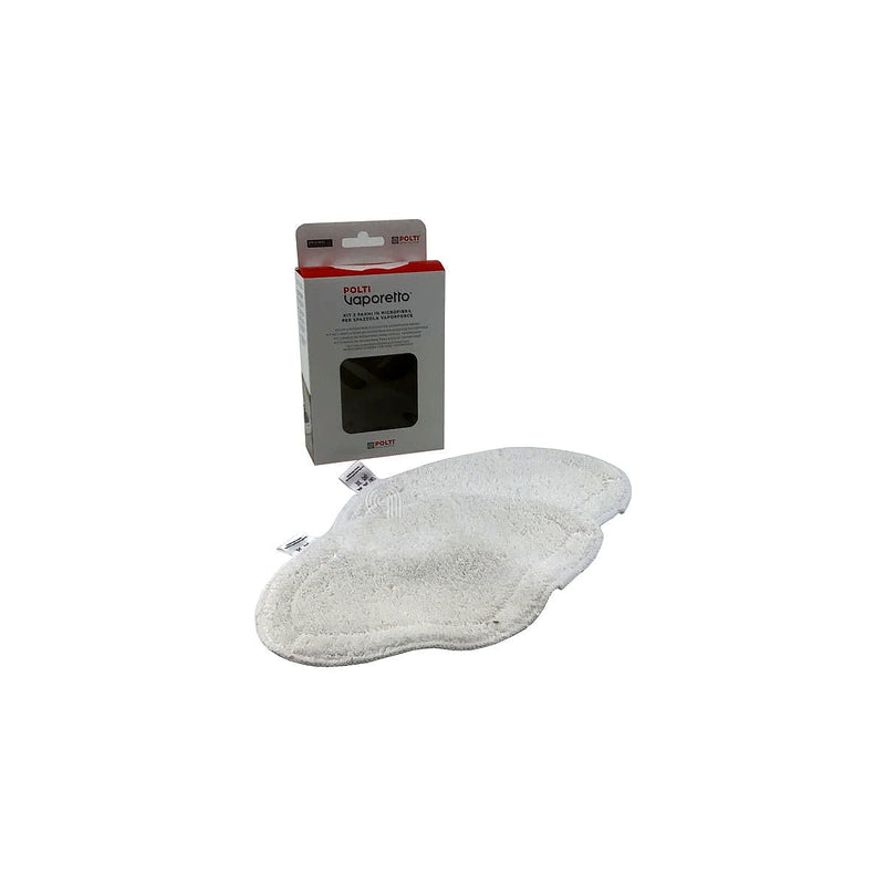 Set 2 panni per spazzola aspiratore a vapore Polti PAEU0332