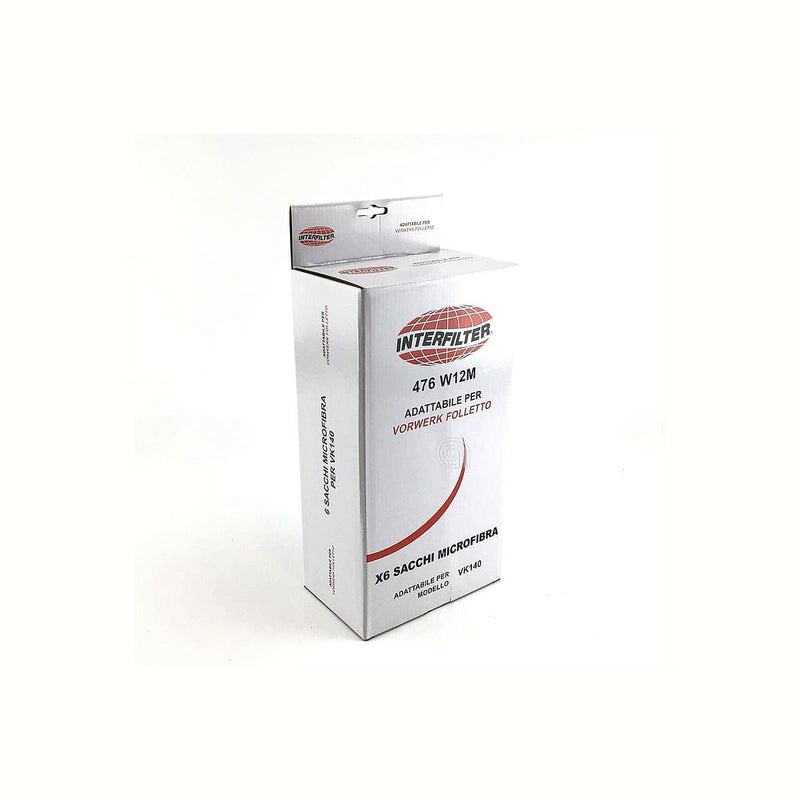 Set 6 filtri in microfibra Interfilter VK140 per aspirapolvere Candy