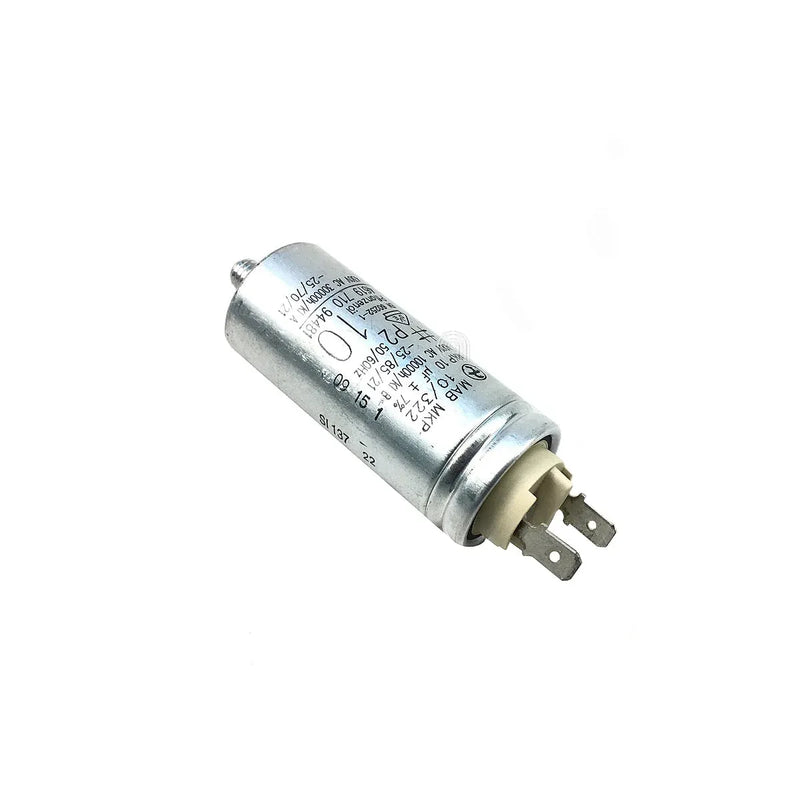 Condensatore metallico 10uF per asciugatrice Whirlpool originale