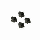 KIT DI 4 GUARNIZIONI IN GOMMA PER GRIGLIA SACCHETTO PIANO COTTURA RICAMBI CUCINA