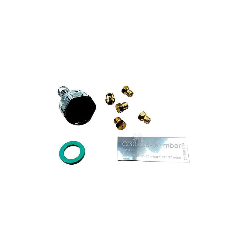 set iniettori gas GPL originale per piastra in vetroceramica Beko 4431930003
