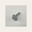 Pulsante on/off in acciaio inox per lavastoviglie Smeg ST08 codice 766412048