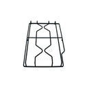 GRIGLIA PIATTA A 2 FUOCHI 448X283MM PIANO COTTURA RICAMBI CUCINA