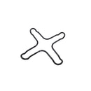 Reducción esmaltada 4p media a larga para cocina Ricambi Cucina A8046SM