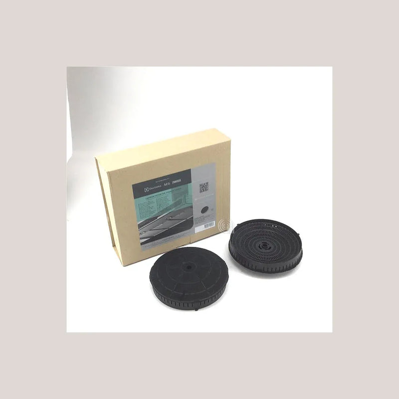 Set 2 filtri di carbone circolari tipo 57 per cappa Electrolux