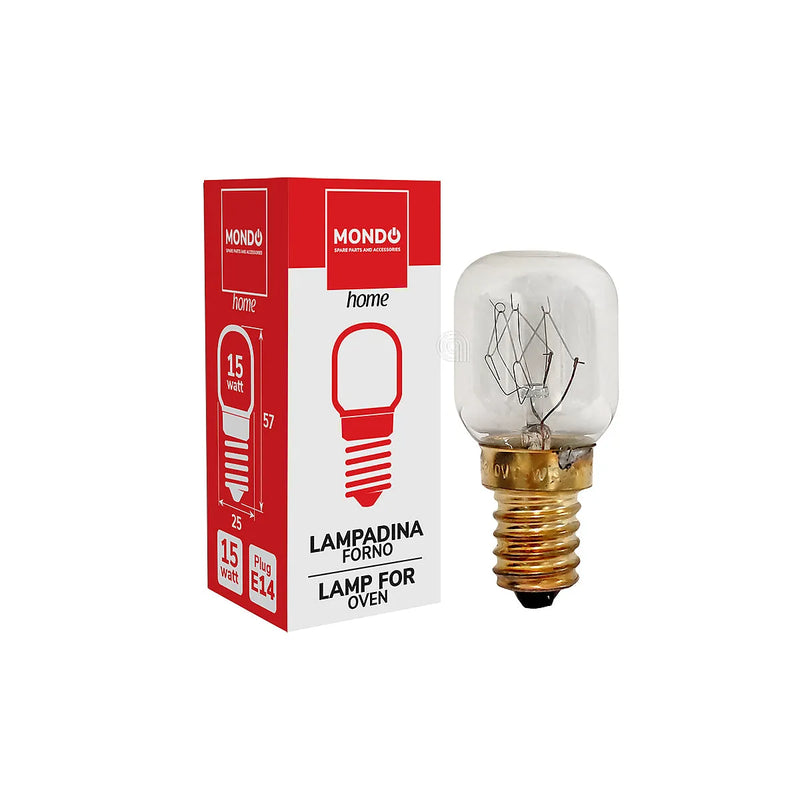 MONDO - Lampadina per Forno - E14 15W 300° 220/240