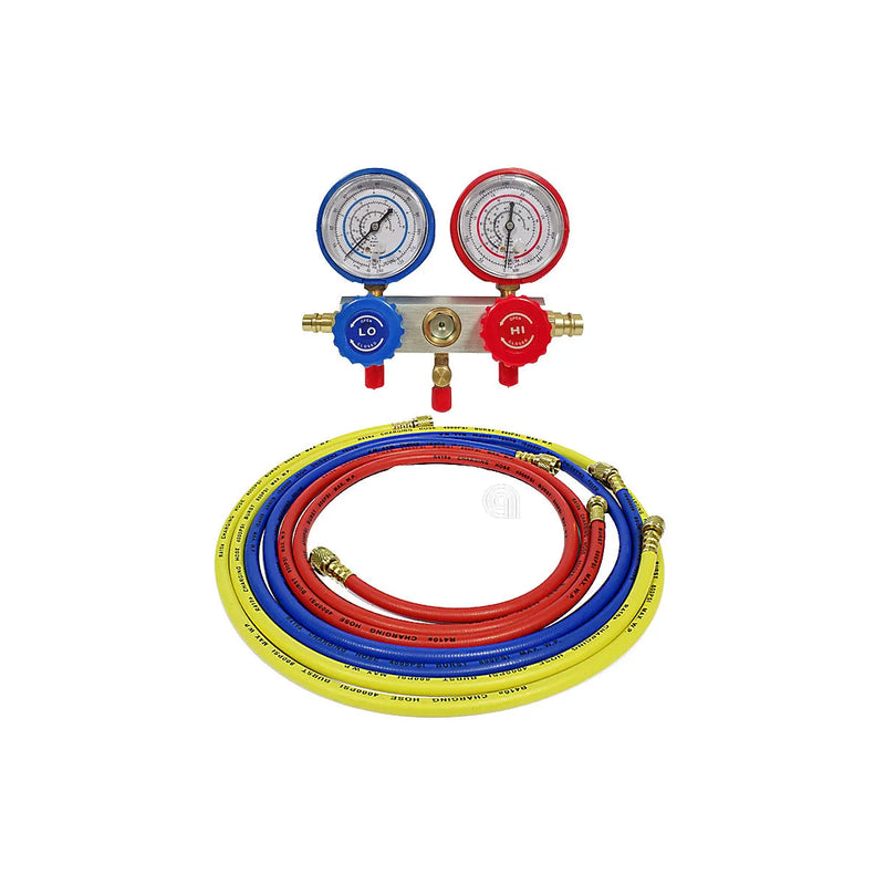 UNIVERSALE - Gruppo Manometrico a 2 Vie per Refrigerazione - AST-00521006