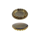 Spartifiamma semirapido in ottone stampato lucido Sovrana per piano cottura