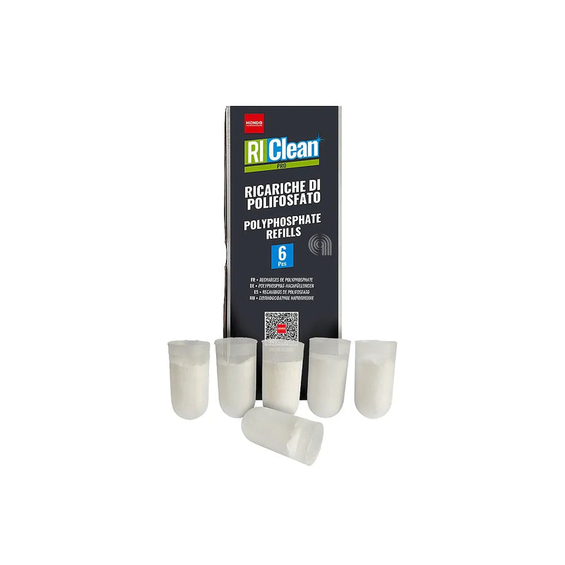 set 6 ricariche polifosfato RicLean Mondo per caldaie
