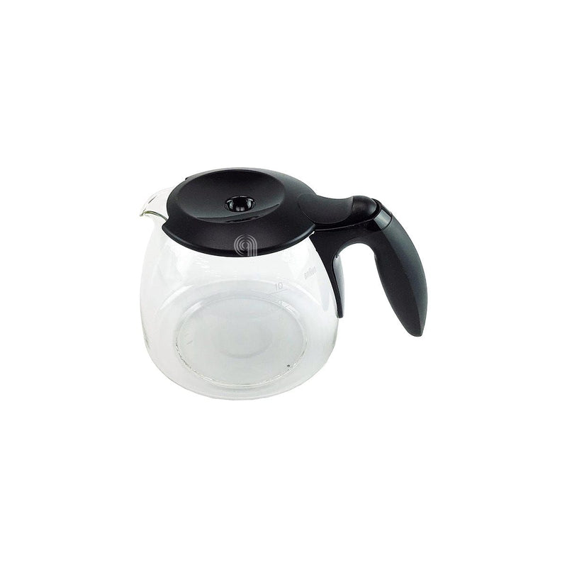 Caraffa di vetro da 10 tazze per macchina da caffè De Longhi e Braun