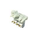 Valvola solenoide a 2 vie 90° per lavatrice Whirlpool e Indesit