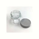 Caraffa di vetro con coperchio grigio per macinacaffè De Longhi KW714808