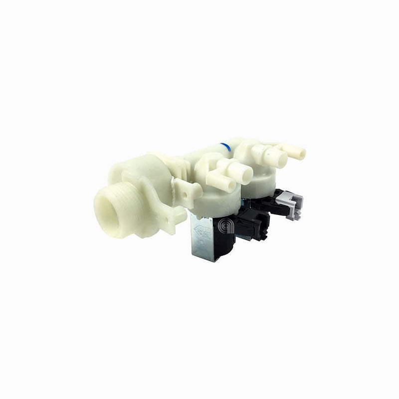 valvola solenoide a 2 vie 90° per lavatrice Whirlpool e Indesit